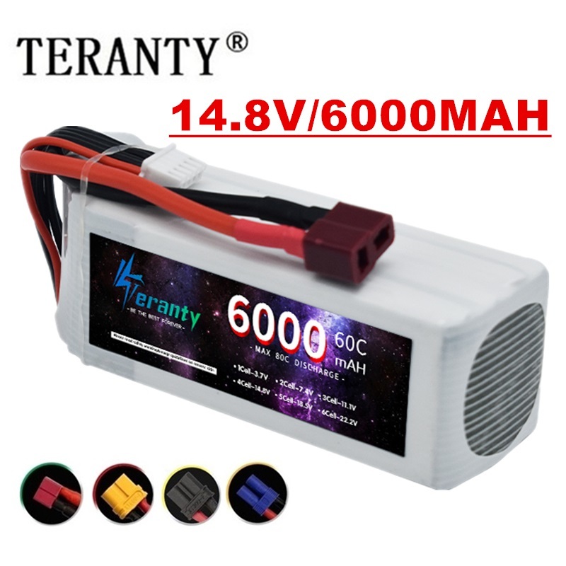 6000mAh Lipo 14.8V Battery 4S  - 4S Lipo Battery 14.8V 6000Mah ulasan dan harga