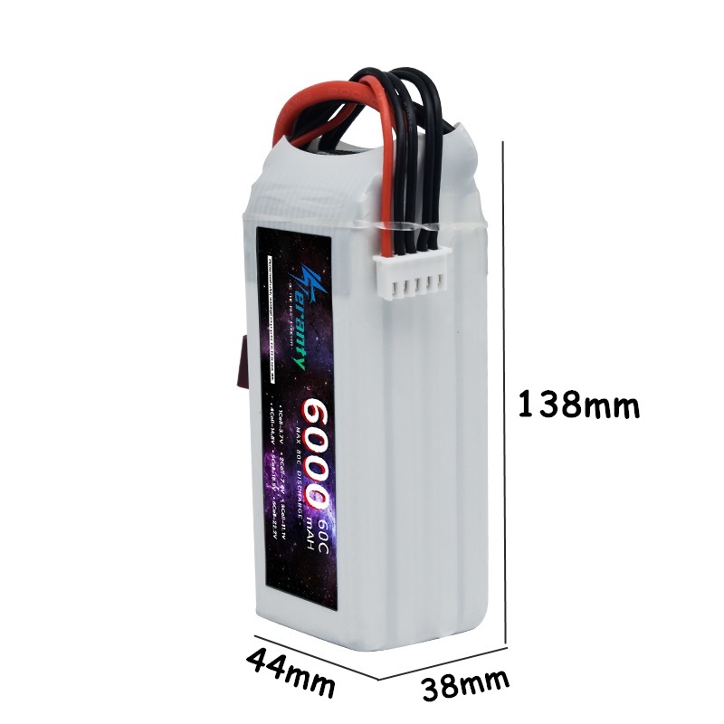 6000mAh Lipo 14.8V Battery 4S  - 4S Lipo Battery 14.8V 6000Mah ulasan dan harga