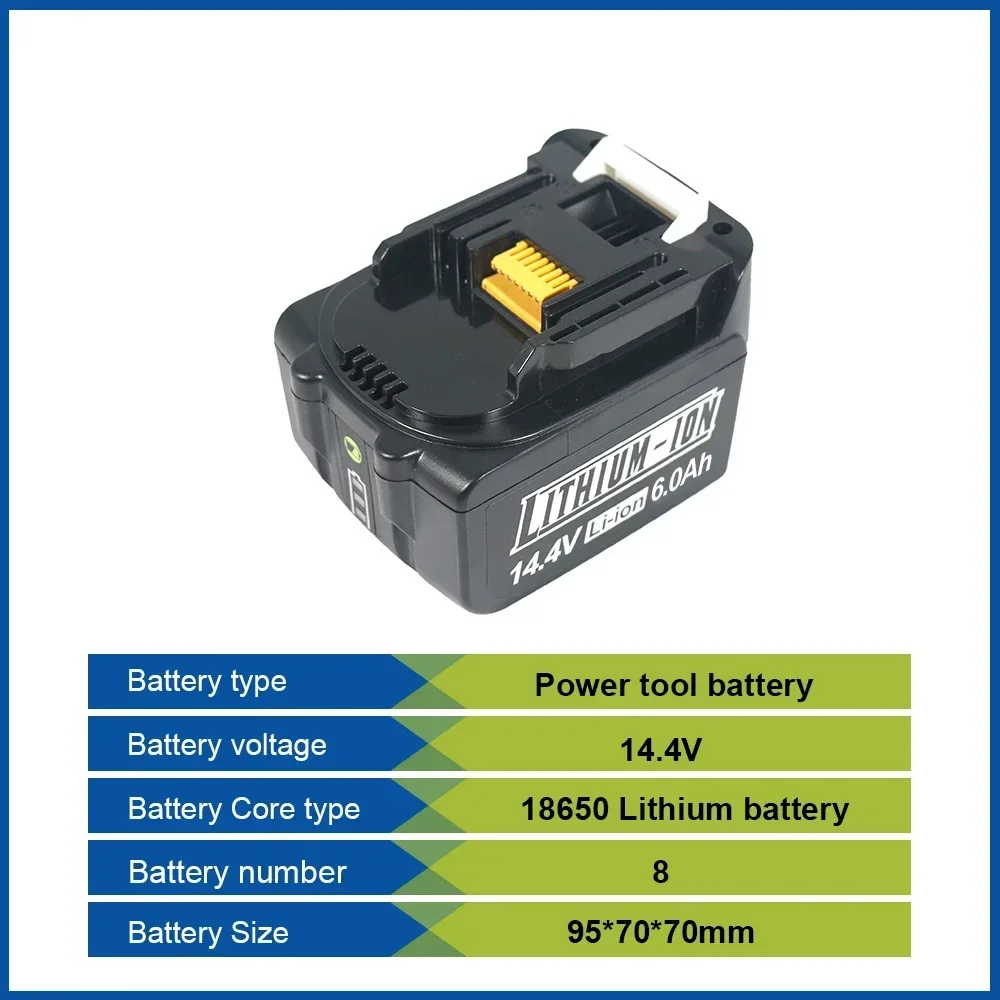 For Makita 14.4V 6000mAh 5000m - 4S Lipo Battery 14.8V 6000Mah ulasan dan harga