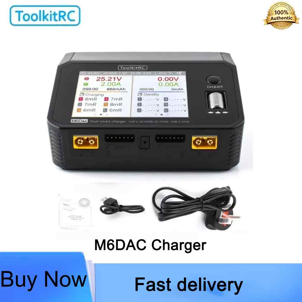 ToolkitRC M6DAC Smart Balance  - Toolkitrc M6Dac Smart Charger ulasan dan harga