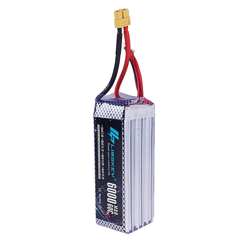 7.4V 11.1V 14.8V 22.2V 6000mAh - 4S Lipo Battery 14.8V 6000Mah ulasan dan harga