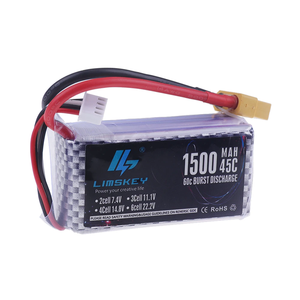 Lipo Battery 2S 3S 4S 6S 1500m - 4S Lipo Battery 14.8V 6000Mah ulasan dan harga